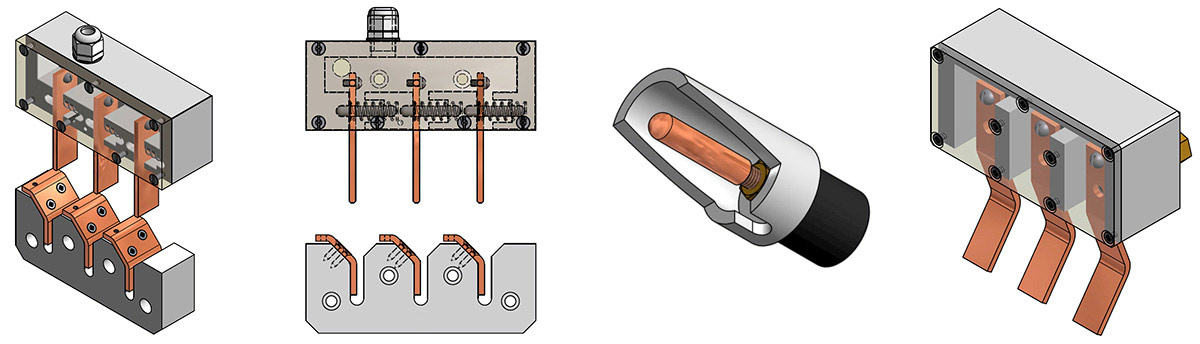 Various barrel connectors 